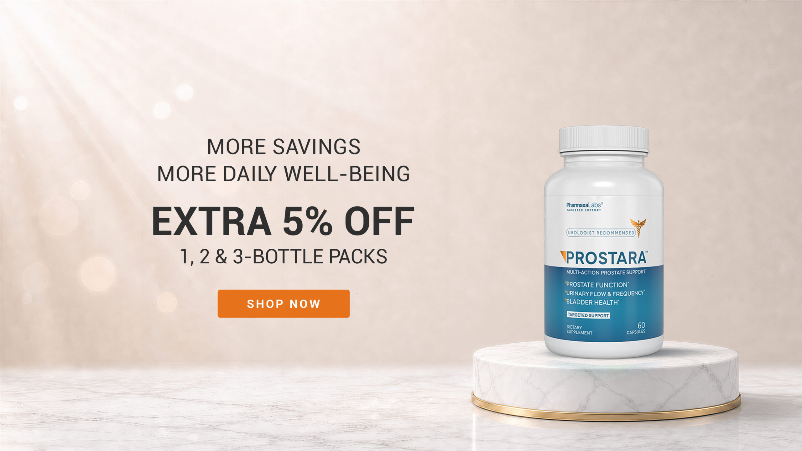 Flash Sale - Extra 5% of 1, 2 and 3 bottles