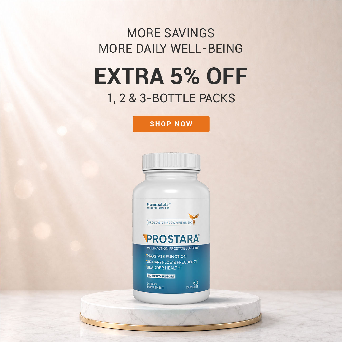 Flash Sale - Extra 5% of 1, 2 and 3 bottles
